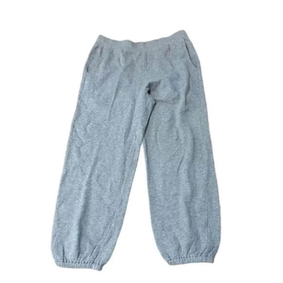 Velvet by Jenny Graham Zuma Organic Fleece Joggers Heather Gray Size L NWT - Picture 1 of 8